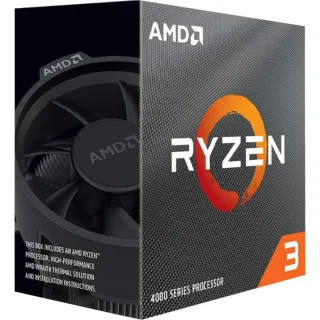 AMD Ryzen 3 4100 Desktop Processor – 4-Core / 8-Thread Zen 2 AM4 CPU, 3.8 GHz Base / Up to 4.0 GHz Boost, 6 MB Cache (2 MB L2 + 4 MB L3), 65 W TDP, AM4 Socket, DDR4 Support, Includes Wraith Stealth Cooler, Unlocked for Budget Builds