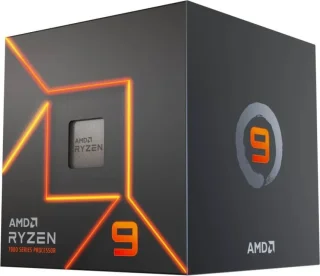 AMD Ryzen 9 7900 Desktop Processor – 12-Core / 24-Thread AM5 CPU, 3.7 GHz Base & Up to 5.4 GHz Boost, 64 MB L3 Cache, AMD Radeon Graphics, PCIe 5.0 & DDR5 Support, 65 W TDP, Unlocked Performance, Boxed with Cooler (100-100000590BOX)