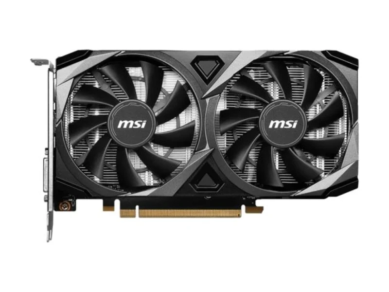 MSI VENTUS 2X XS OC GeForce RTX 3050 8GB Black/Gray – NVIDIA Ampere GPU, 8GB GDDR6, Boost Clock up to 1780 MHz, Dual-Fan VENTUS XS Cooling, Factory Overclock, Ray Tracing & DLSS, PCIe 4.0, HDMI/DP Outputs, 205 mm - Featured Image