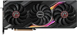 ASRock Phantom Gaming OC Radeon RX 7900 XTX 24GB Black – AMD RDNA 3 GPU, 24GB GDDR6, 384-bit, Boost Clock up to 2600 MHz, Triple-Fan Phantom Gaming Cooling, PCIe 4.0, HDMI/DP Outputs, 330 mm