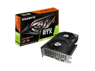 Gigabyte WINDFORCE OC Rev 2.0 GeForce RTX 3060 12GB Black – NVIDIA Ampere GPU, 12GB GDDR6, 192-bit, Boost Clock up to 1777 MHz, Dual-Fan WINDFORCE Cooling, Ray Tracing & DLSS, PCIe 4.0, HDMI/DP Outputs, 198 mm
