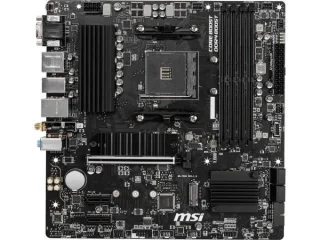 MSI B550M PRO-VDH WIFI AMD B550 Micro-ATX Motherboard – AM4 Socket, DDR4 Up to 4400(OC) Support, PCIe 4.0 x16 & Dual M.2 Slots, Wi-Fi 5 (802.11ac) & Bluetooth 4.2, 4x SATA III, 1x HDMI 2.1 + DisplayPort + VGA, Realtek 7.1 Audio & Gigabit LAN for Budget Gaming/Workstation Builds