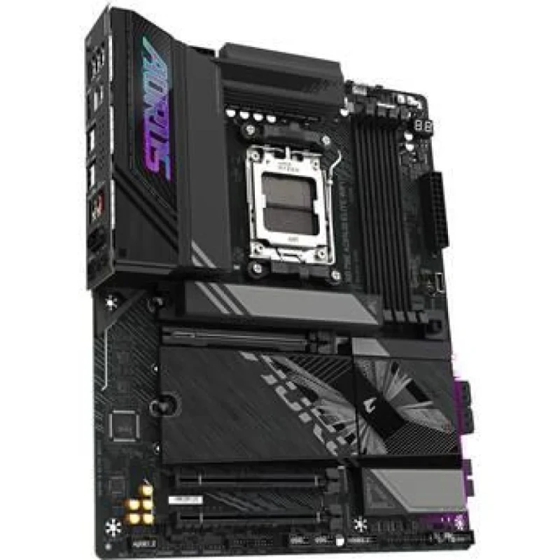 GIGABYTE X870E AORUS ELITE WIFI7 AM5 ATX Motherboard – AMD X870E Chipset, 4x DDR5 Slots up to 8000 MT/s (OC), 3x PCIe 5.0 + PCIe 4.0, Wi-Fi 7 (802.11be) & Bluetooth 5.4, 2.5 Gb LAN, USB4 & USB 3.2 Gen2x2 Type-C, Triple M.2 (PCIe 5.0/4.0), HDMI 2.1 & Realtek ALC1220 Audio for High-End Gaming/Creator Builds - Featured Image