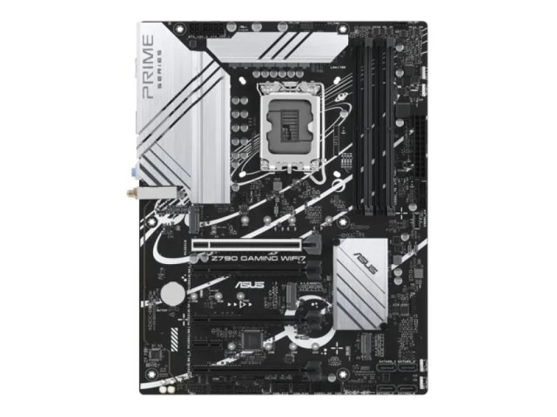 ASUS Z790 GAMING WIFI7 Intel Z790 ATX Motherboard – LGA1700 Socket for 14th/13th/12th Gen Intel CPUs, DDR5 Memory up to 7200 MHz (OC), 3x M.2 & PCIe 5.0 x16, Wi-Fi 7 802.11be & Realtek 1Gb LAN, USB 3.2 Gen2x2 Type-C, HDMI, Thunderbolt™ Header, 7.1 Audio - Featured Image