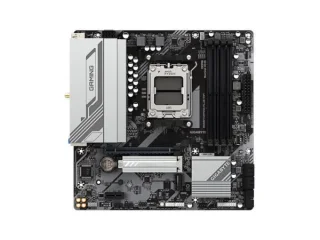 Gigabyte B650M GAMING PLUS WIFI AMD B650 Micro-ATX Motherboard – AM5 Socket for Ryzen 7000/8000/9000 Series, Dual-Channel DDR5 up to 8000 MHz, 2x PCIe 4.0 M.2, 2.5 GbE LAN, Wi-Fi 6E 802.11ax & Bluetooth 5.3, Realtek 7.1 Audio, HDMI 2.1 & DisplayPort, USB 3.2 Gen1 Type-C & Type-A