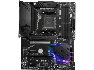 MSI MPG B550 GAMING PLUS AMD B550 ATX Motherboard – AM4 Socket, DDR4 up to 4400 MT/s, 4x DIMM, 2x M.2 (PCIe 4.0/3.0), 6x SATA III, Realtek Gigabit LAN, USB 3.2 Gen 2 Type-A/C, HDMI + DisplayPort, RGB lighting, Flash BIOS Button – Gaming PC Board