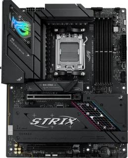 ASUS ROG STRIX B850-F GAMING WIFI AM5 ATX Motherboard - AMD B850 Chipset, Socket AM5 for Ryzen 7000/8000/9000 Series, DDR5 8000+ (OC), 4x M.2 Slots (PCIe 5.0/4.0), PCIe 5.0 x16, Intel 2.5Gb Ethernet, Wi-Fi 7 (802.11be) + Bluetooth 5.4, USB 3.2 Gen2x2 Type-C, HDMI & DisplayPort, ROG SupremeFX 7.1 Audio, Aura Sync RGB