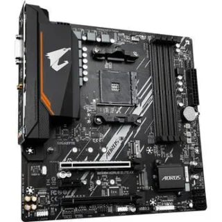 Gigabyte B550M AORUS ELITE AX AM4 Micro-ATX Motherboard - AMD B550 Chipset, Supports Ryzen 3000/4000/5000 Series, DDR4 4733+ (OC), Dual M.2 (PCIe 4.0 + PCIe 3.0), Wi-Fi 6E (802.11ax) + Bluetooth, Realtek Gigabit LAN, PCIe 4.0 x16, 4x SATA3, USB 3.2 Gen1, HDMI & DVI Outputs, 4 DIMM Dual-Channel Memory