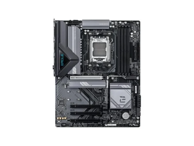 Gigabyte B850 EAGLE WIFI6E AM5 ATX Motherboard – AMD B850 Socket AM5 for Ryzen 9000/8000/7000, DDR5 up to 8200 MT/s (4x DIMM), 1x PCIe 5.0 x16 & 3x PCIe 3.0, 3x M.2 (1x PCIe 5.0, 2x PCIe 4.0), Wi-Fi 6E & Gigabit LAN, HDMI & DisplayPort, USB 3.2 Gen2 Type-C & USB-A, Realtek ALC897 7.1 Audio - Featured Image