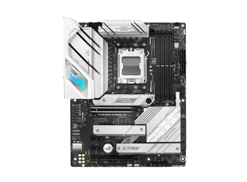 ASUS ROG STRIX B650-A GAMING WIFI AM5 ATX Motherboard – AMD B650 Chipset, DDR5 6400+ (OC), 4x DIMM, PCIe 5.0 & PCIe 4.0 M.2 NVMe, Wi-Fi 6E & Bluetooth 5.2, Intel 2.5G LAN, USB 3.2 Gen 2x2 Type-C, HDMI 2.1 & DisplayPort 1.4, Aura Sync RGB, AI Noise Cancelation - Featured Image
