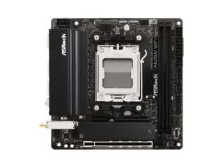 ASRock A620AI WiFi AM5 Mini-ITX Motherboard – AMD A620 Chipset, AM5 Socket, Dual DDR5 DIMM up to 128 GB, 2x M.2 PCIe4/PCIe3, 2.5 Gb & Gigabit LAN, Wi-Fi 6E & Bluetooth 5.2, HDMI, USB 3.2 Gen2 Type-C/A, 7.1 HD Audio, Compact PC Gaming/DIY Board