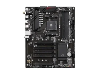 Gigabyte B550 UD AC ATX AM4 Motherboard – AMD B550 Chipset, Dual M.2 PCIe 4.0/3.0, DDR4 up to 4733 MT/s, Wi-Fi 5 (802.11ac) & Bluetooth 5.0, Realtek Gigabit LAN, 4x SATA 6 Gb/s, USB-C & USB 3.2 Gen2, HDMI, Q-Flash Plus & Smart Fan 5 – Ultra Durable Desktop Board