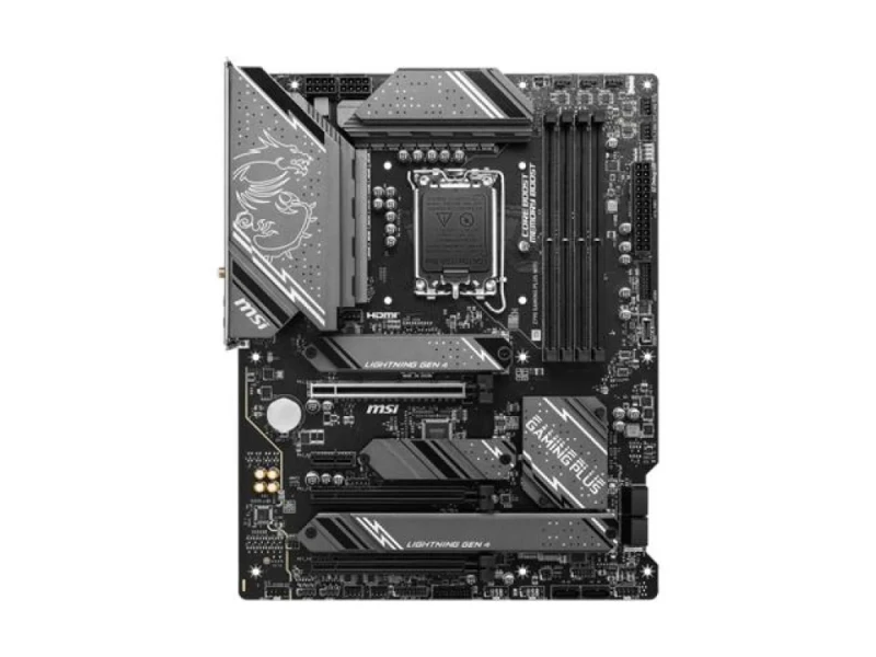 MSI Z790 GAMING PLUS WIFI ATX Motherboard – Intel Z790 Chipset, LGA1700 Support for 14th/13th/12th Gen Core, DDR5 up to 7200+ MHz (OC), 4x M.2 Slots w/ Shield Frozr, PCIe 5.0 x16, Intel Wi-Fi 6E & Bluetooth 5.3, 2.5 Gb LAN, USB 3.2 Gen2x2 Type-C & Multi-USB, HDMI 2.1/DisplayPort for Gaming PC Builds - Featured Image