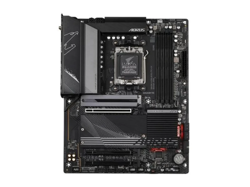 Gigabyte B650 AORUS ELITE AX AM5 ATX Motherboard – AMD B650 Chipset, DDR5 Memory Support, AM5 Socket for Ryzen 7000/8000/9000 CPUs, Triple M.2 PCIe 5.0/4.0, Wi-Fi 6E & Bluetooth, 2.5 GbE LAN, USB 3.2 Gen2x2 Type-C, HDMI 2.1 & DisplayPort – High-Performance ATX Gaming Board - Featured Image