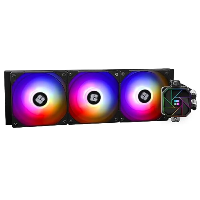 Thermalright Aqua Elite V3 360 mm AIO CPU Liquid Cooler – Triple 120 mm TL-C12B-S V2 ARGB PWM Fans, 3300 RPM Pump, 66.17 CFM Airflow, Aluminum Radiator, Intel LGA115X/1200/1700/1851/2011/2066 & AMD AM4/AM5 Support, Quiet High-Performance All-in-One Water Cooling - Featured Image