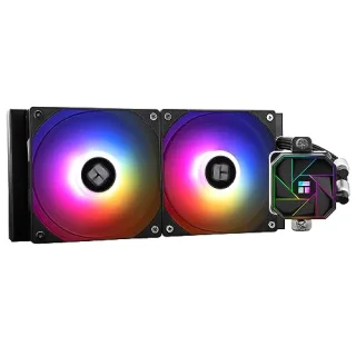 Thermalright Aqua Elite V3 240 mm AIO Liquid CPU Cooler – Dual 120 mm TL-C12B-S V2 PWM Fans (66.17 CFM), 3300 RPM PWM Pump, Aluminum Radiator, ARGB Lighting, Broad Intel LGA115X/1200/1700 & AMD AM4/AM5 Support, Quiet Performance CPU Water Cooling