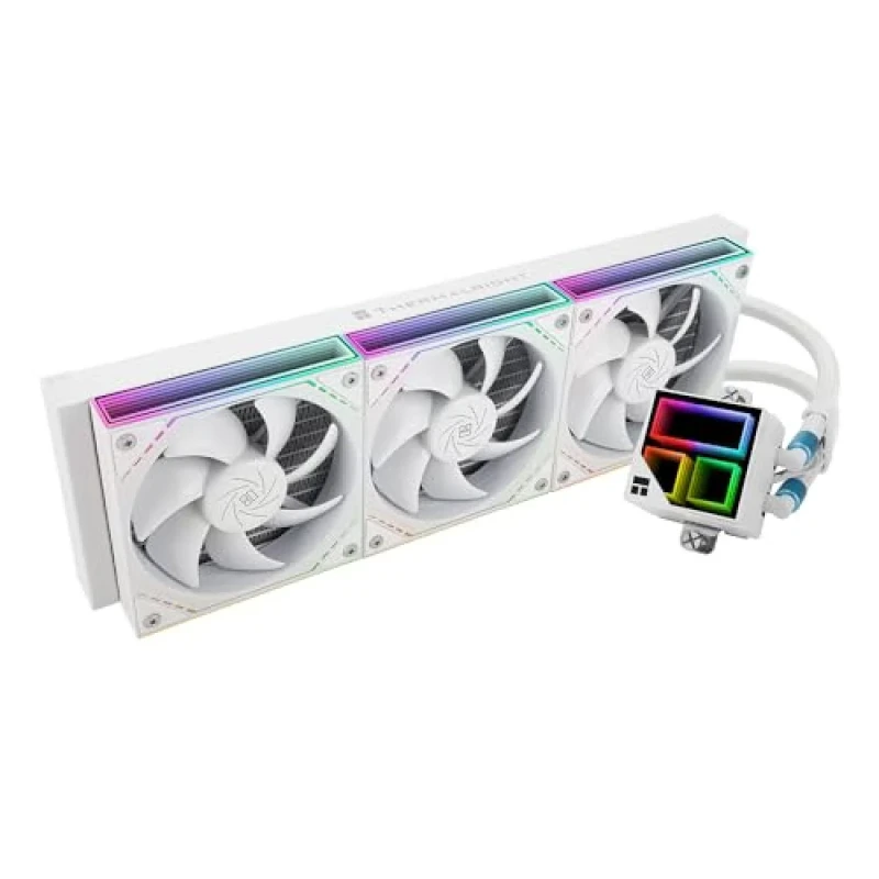 Thermalright Frozen Infinity 360 ARGB 360 mm All-in-One Liquid CPU Cooler – Triple 120 mm ARGB PWM Fans, 68.9 CFM Airflow, 397x120x27 mm Aluminum Radiator, 63x63x60 mm Pump, Intel LGA115X/1200/1700/1851/2011/2066 & AMD AM4/AM5 Support, S-FDB Bearings - Featured Image