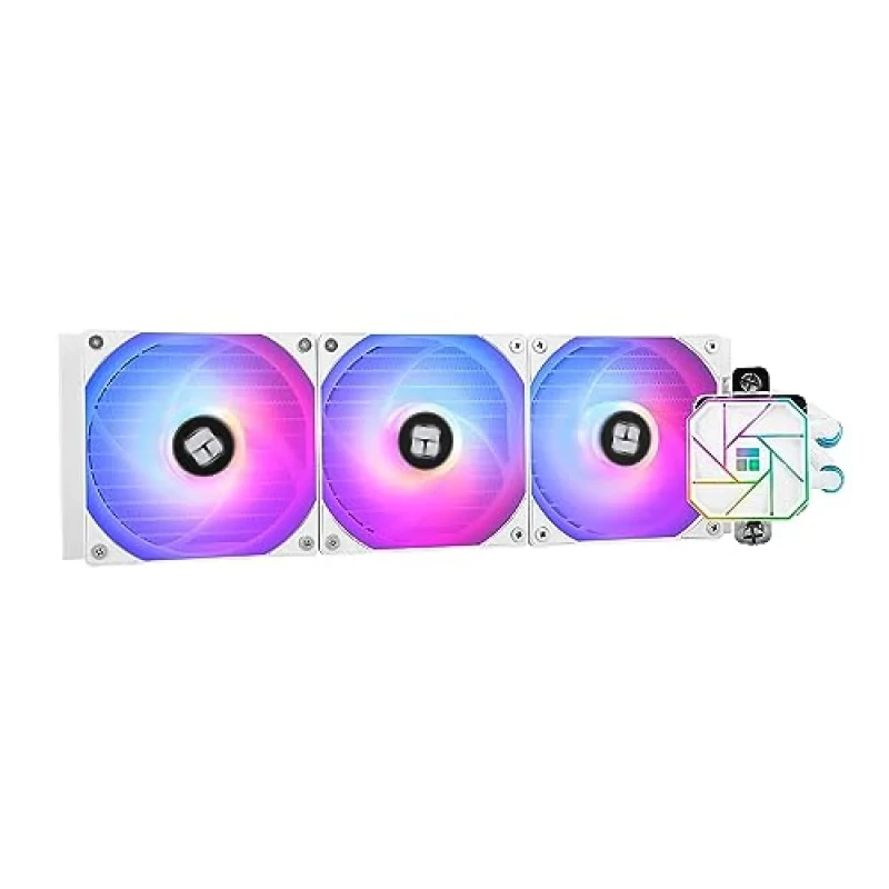 Thermalright Aqua Elite 360 V3 ARGB 360 mm AIO Liquid CPU Cooler – Triple 120 mm ARGB PWM Fans, 66.17 CFM Airflow, 3300 RPM Pump, Aluminum Radiator, Intel LGA115x/1200/1700/1851/2011/2066 & AMD AM4/AM5 Support, S-FDB Bearing Fans, Efficient Silent Cooling - Featured Image
