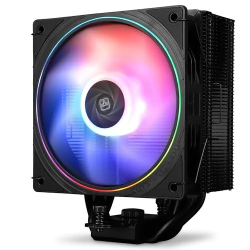 Thermalright Assassin Spirit 120 EVO CPU Air Cooler – Single-Tower 120 mm PWM Fan, 4x 6 mm Heatpipes, 68.9 CFM Airflow, 28.2 dBA Noise, Aluminum Fins & Copper Base, ARGB Option, Intel LGA115x/1200/1700/1851 & AMD AM5/AM4 Support, Compact 156 mm Height for Mid-Tower PCs - Featured Image