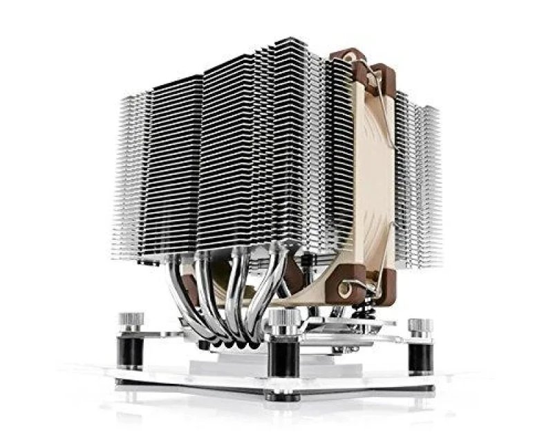 Noctua NH-D9L Premium Dual-Tower CPU Cooler – 110 mm Low-Profile Compact Design, 1x 92 mm NF-A9 PWM Quiet Fan, AM5/AM4 & LGA1700/1200 Socket Support, Copper & Aluminium Heatsink, PWM, Low Noise Adaptors, SecuFirm2™ Mount Kit, NT-H1 Thermal Paste Included – Quiet SFF & HTPC Cooler - Featured Image