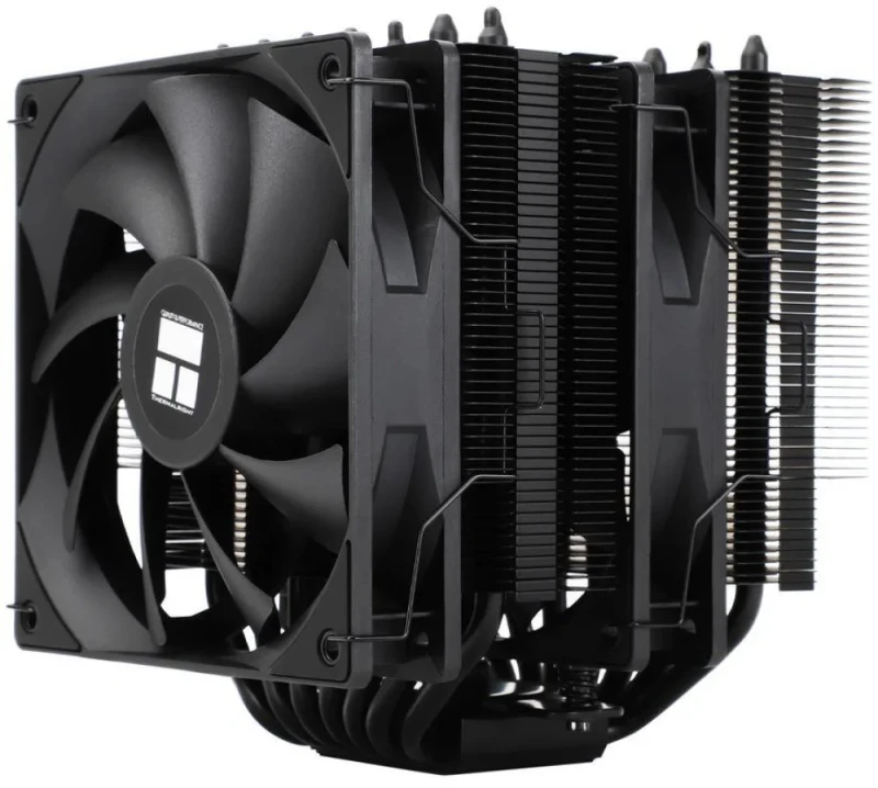 Thermalright Phantom Spirit 120 SE Dual-Tower CPU Air Cooler – 7x 6 mm Heatpipes with C1100 Pure Copper Base, Dual 120 mm PWM Fans (66.17 CFM, 1500 RPM, S-FDB Bearing), 154 mm Height, Intel LGA115X/1200/1700/1851 & AMD AM4/AM5 Support, Black Air Cooling - Featured Image