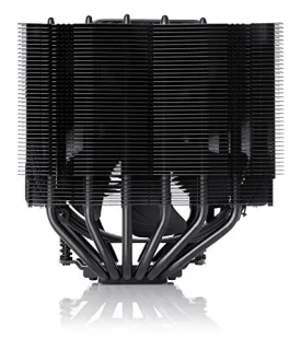 Noctua NH-D15S chromax.black Dual-Tower Premium CPU Air Cooler – Asymmetrical Black Heatsink with NF-A15 HS-PWM Fan, 6 Heatpipes, 160 mm Height, 140 mm Airflow, Copper/Nickel-Plated Fins, RAM/PCIe Friendly, Intel LGA115x/1200/1700/2066 & AMD AM4/AM5 Support