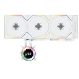 Lian Li HydroShift II LCD-C 360TL 360 mm All-in-One Liquid CPU Cooler – 2.1″ IPS LCD Display (480x480, 500 nit), 3x UNI FAN TL Wireless, PWM Pump 2000–2500 RPM, 90.1 CFM Airflow, Aluminum Radiator 400x122x24 mm, AM4/AM5 & Intel LGA1700/1851 Support, Hidden Cable Design, L-Connect 3 Software