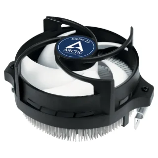 ARCTIC Alpine 23 Compact AMD Air CPU Cooler – 90 mm PWM Fan, Fluid Dynamic Bearing, 100–2000 RPM, MX-2 Pre-Applied Thermal Paste, AM4/AM5 Support, Aluminum Heatsink, Low-Profile 121x98.6x65 mm, Quiet 0.3 Sone, Easy Mount