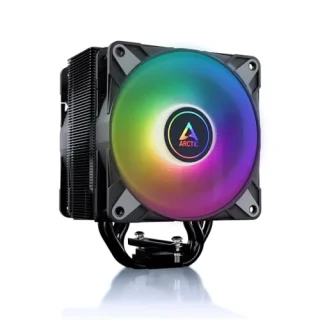 ARCTIC Freezer 36 A-RGB Dual-Tower Air CPU Cooler – Dual 120 mm PWM PST A-RGB Fans, 4x 6 mm Copper Heatpipes, Fluid Dynamic Bearing, 200-2000 RPM, A-RGB Lighting, MX-6 Thermal Paste Included, Compatible with Intel LGA1851/LGA1700 & AMD AM5/AM4, High-Performance Silent Cooling