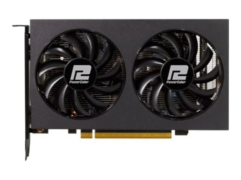 PowerColor Fighter OC Radeon RX 6500 XT 4GB – AMD RDNA 2 GPU, 4GB GDDR6, 64-bit, Boost Clock up to 2815 MHz, Compact Dual-Fan Cooling, PCIe 4.0, HDMI/DisplayPort Outputs, Entry-Level Gaming, 191 mm - Featured Image
