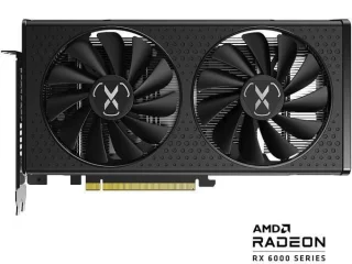 XFX Speedster SWFT 210 Core Radeon RX 6650 XT 8GB – AMD RDNA 2 GPU, 8GB GDDR6, 128-bit, Boost Clock up to 2635 MHz, Dual-Fan SWFT Cooling, PCIe 4.0, HDMI/DP Outputs, Efficient 1080p Gaming, 241 mm