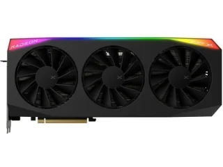 XFX Mercury OC RGB Radeon RX 9070 XT 16GB – AMD RDNA GPU, 16GB GDDR6, Boost Clock up to 2850 MHz, Premium Triple-Fan Mercury Cooling with RGB Lighting, Factory Overclock, PCIe Interface, HDMI 2.1/DisplayPort Outputs, 360 mm Card