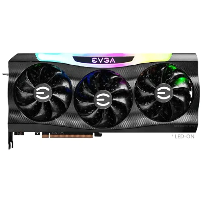 EVGA FTW3 ULTRA GAMING GeForce RTX 3070 Ti 8GB – NVIDIA Ampere GPU, 8GB GDDR6X, 256-bit, Boost Clock up to 1860 MHz, Triple-Fan iCX3 Cooling, Ray Tracing & DLSS, PCIe 4.0, HDMI/DP Outputs, 300 mm Card - Featured Image