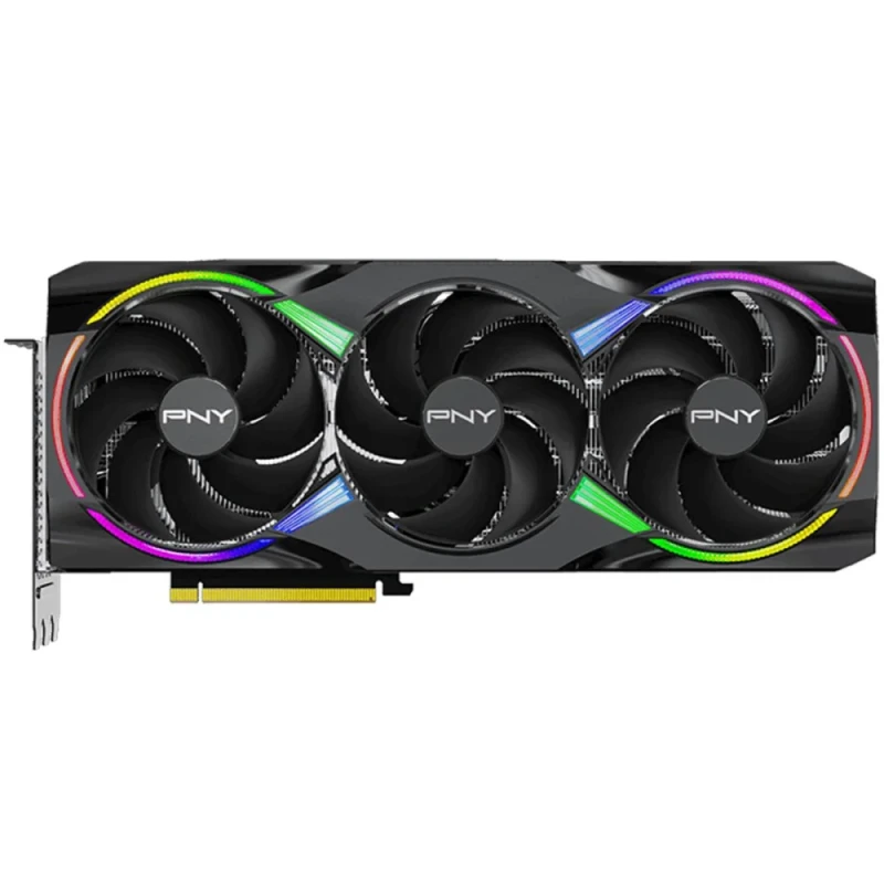 PNY ARGB EPIC-X RGB OC GeForce RTX 5080 16GB – NVIDIA Next-Gen GPU, 16GB GDDR7, Boost Clock up to 2850 MHz, Triple-Fan EPIC-X Cooling with ARGB Lighting, Factory Overclock, Ray Tracing & AI, PCIe 5.0, 329 mm - Featured Image