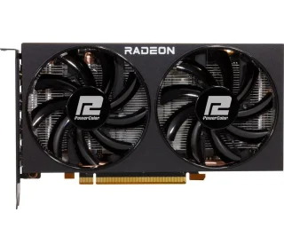 PowerColor Fighter Radeon RX 6600 8GB GDDR6 1080p Gaming Graphics Card – AMD RDNA 2 Architecture, 1792 Stream Processors, 2044 MHz Game / 2491 MHz Boost Clocks, Dual 90 mm Fans, PCIe 4.0, 1x HDMI 2.1 & 3x DisplayPort 1.4, Black 200 mm Dual-Slot GPU