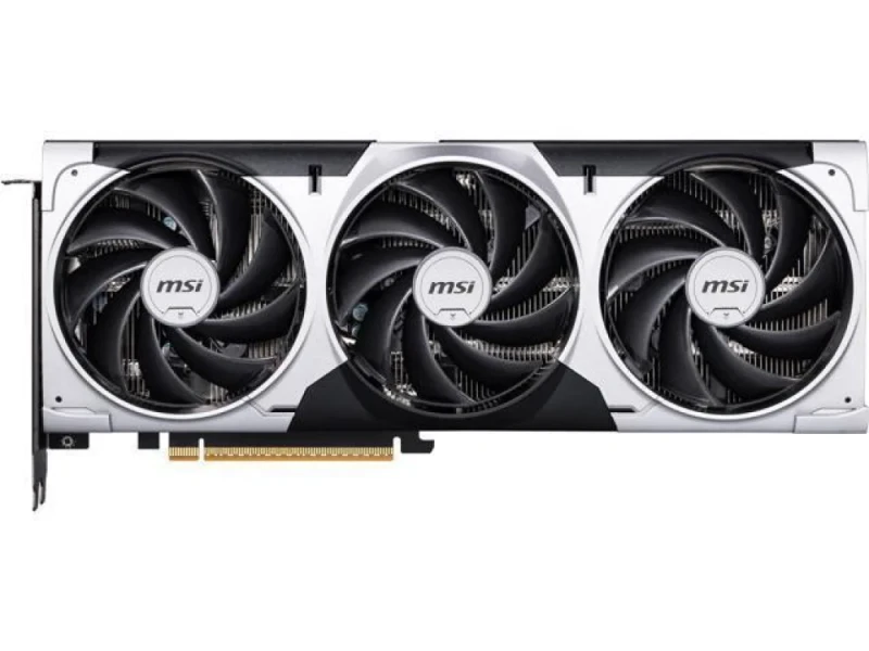 MSI VENTUS 3X OC GeForce RTX 5060 8GB Silver/Black 303 mm – NVIDIA RTX 5060 GPU, 3840 CUDA Cores, 8GB GDDR7 28 Gbps, PCIe 5.0 x16 (x8), Boost 2535 MHz, Triple-Fan TORX 5.0 Cooling, 3x DisplayPort 2.1b & HDMI 2.1b, 145 W TDP, Zero Frozr, Black/ Silver Shroud - Featured Image