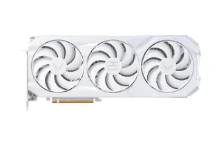 PowerColor Red Devil E/OC Radeon RX 9070 XT 16GB GDDR6 Spectral White Graphics Card – AMD RDNA 4 GPU with 4,096 Stream Processors, 256-bit 20 Gbps Memory, PCIe 5.0 x16, Triple-Fan Cooling, 3x DisplayPort 2.1a + HDMI 2.1b, 340 mm Length, Triple 8-Pin Power