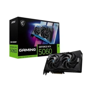 MSI GeForce RTX 5060 GAMING OC 8GB GDDR7 PCIe 5.0 Graphics Card – NVIDIA RTX 5060 GPU, 3840 CUDA Cores, 2625 MHz Boost Clock, Twin Frozr 10 Dual-Fan Cooling, 3x DisplayPort 2.1b & HDMI 2.1b, Black 248 mm Compact Gaming GPU