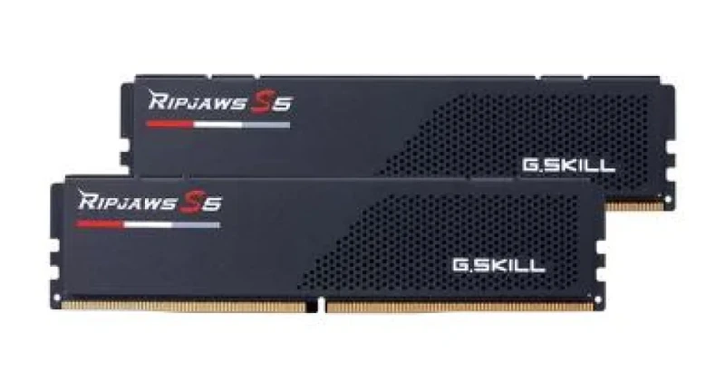 G.Skill Ripjaws S5 32 GB (2x16 GB) DDR5-6000 CL36 Desktop Memory Kit – Dual-Channel 288-Pin RAM, Intel XMP 3.0, 1.35 V, Low-Profile Aluminum Heatspreaders, High-Performance DDR5 DRAM - Featured Image
