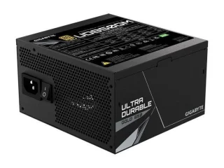 Gigabyte UD850GM 850W 80+ Gold Fully Modular ATX Power Supply – 850 W Output, 80 PLUS Gold Efficiency (~90%), Fully Modular Black Flat Cables, 120 mm Hydraulic Bearing Fan, Active PFC, PCIe Gen 5.0 Graphics Support, OVP/OVP/SCP/UVP/OCP/OTP Protection, ATX12V & EPS Support for High-Performance Gaming PCs