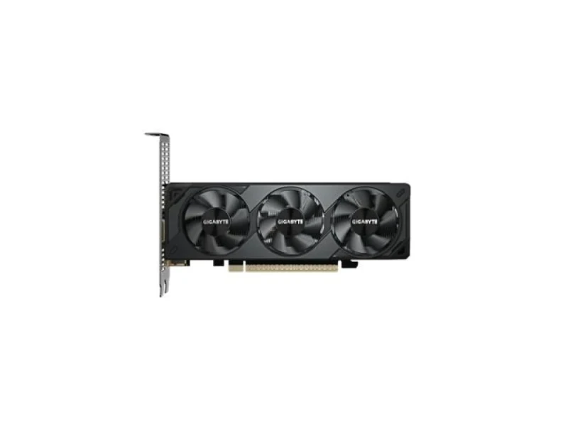 Gigabyte GeForce RTX 5050 OC Low Profile 8GB – NVIDIA Blackwell GPU, 2560 CUDA Cores, 8 GB GDDR6 128-bit Memory, PCIe 5.0 x16, 182 mm Low-Profile Dual-Slot Design, WINDFORCE 3X Cooling, 2x HDMI 2.1b + 2x DisplayPort 2.1b Outputs, 8-Pin Power - Featured Image