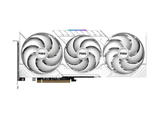 Sapphire PURE Radeon RX 9070 16GB GDDR6 PCIe 5.0 Graphics Card – AMD Radeon RX 9070 GPU, 3584 Stream Processors, 16 GB 256-bit GDDR6 Memory @ 20 Gbps, Tri-X Triple-Fan Cooling, 2x HDMI 2.1a & 2x DisplayPort 2.1a, White 320 mm Length