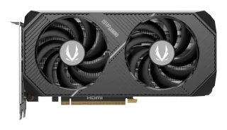 Zotac GAMING GeForce RTX 5070 Twin Edge 12GB GDDR7 PCIe 5.0 x16 Graphics Card – NVIDIA Blackwell GPU, 6,144 CUDA Cores, 192-bit 28 Gbps Memory, Dual 90 mm Fans with IceStorm 2.0 Cooling, 3x DisplayPort 2.1b & HDMI 2.1b, 250 W TDP, 241.5 mm Compact Dual-Slot GPU (Black/Silver)