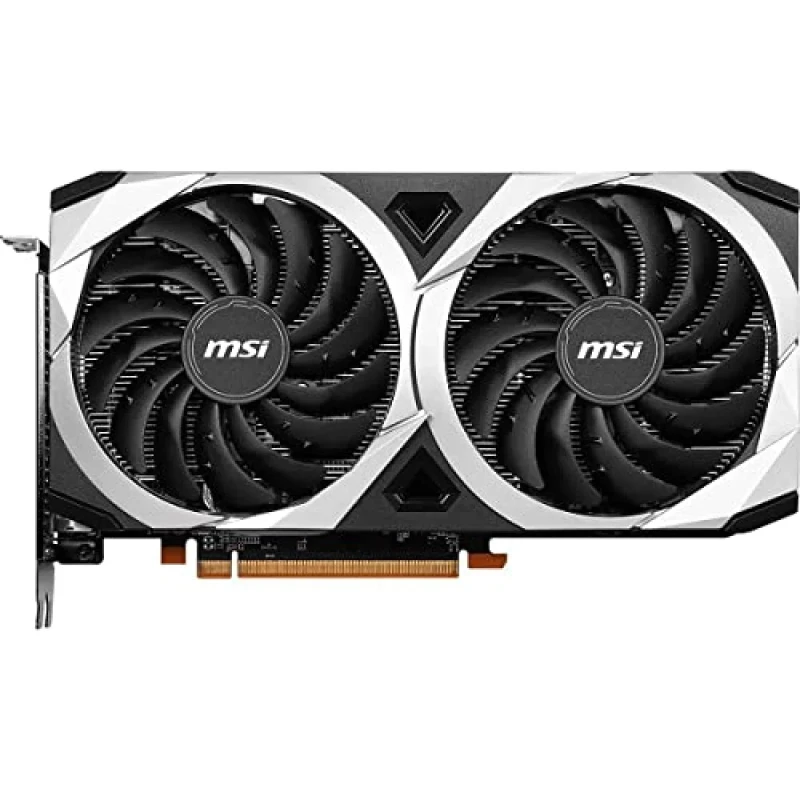 MSI Radeon RX 6600 MECH 2X 8G 8GB GDDR6 Graphics Card – AMD Radeon RX 6600 GPU, 1792 Cores, Boost 2491 MHz, PCIe 4.0 x8, 128-bit Memory, 3x DisplayPort 1.4 + HDMI 2.1, Dual TORX Fan 3.0 Cooling, 235 mm Compact Design, VR Ready - Featured Image
