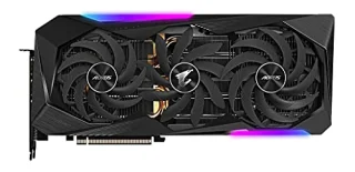 Gigabyte AORUS MASTER GeForce RTX 3070 Ti 8GB GDDR6X Graphics Card – NVIDIA GeForce RTX 3070 Ti GPU, 6144 CUDA Cores, 8 GB 256-bit Memory @ 19 Gbps, PCIe 4.0 x16, MAX-Covered Triple-Fan Cooling with LCD Edge View & RGB Fusion 2.0, 3x DisplayPort 1.4a + 2x HDMI 2.1 + 1x HDMI 2.0, 324 mm Length Premium High-End Gaming GPU