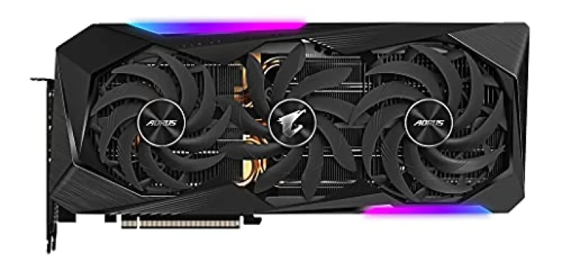 Gigabyte AORUS MASTER GeForce RTX 3070 Ti 8GB GDDR6X Graphics Card – NVIDIA GeForce RTX 3070 Ti GPU, 6144 CUDA Cores, 8 GB 256-bit Memory @ 19 Gbps, PCIe 4.0 x16, MAX-Covered Triple-Fan Cooling with LCD Edge View & RGB Fusion 2.0, 3x DisplayPort 1.4a + 2x HDMI 2.1 + 1x HDMI 2.0, 324 mm Length Premium High-End Gaming GPU - Featured Image