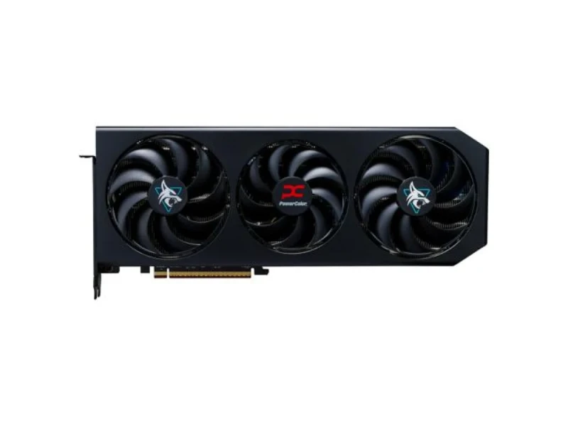 PowerColor Hellhound OC Radeon RX 9070 16GB GDDR6 Graphics Card – AMD RDNA 4 RX 9070 GPU, 16 GB GDDR6 20 Gbps, 256-bit Memory Bus, PCIe 5.0 x16, Triple Fan Active Cooling, 1x HDMI 2.1b & 3x DisplayPort 2.1a, Dual 8-Pin Power, 327 mm Length Black Gaming GPU - Featured Image