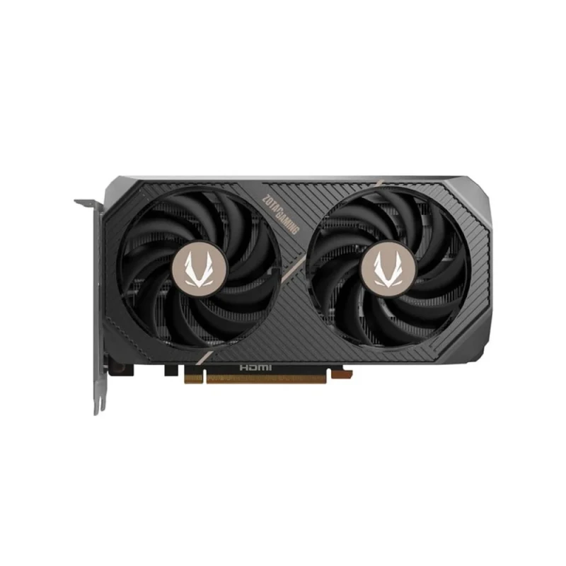 ZOTAC GAMING AMP GeForce RTX 5060 8GB GDDR7 PCIe 5.0 Graphics Card – 3,840 CUDA Cores, 8 GB 128-bit Memory @ 28 Gbps, 2550 MHz Boost, Dual BladeLink Fans with IceStorm 2.0 Cooling, 3x DisplayPort 2.1b & HDMI 2.1b Outputs, Compact 220 mm Dual-Slot Black Design - Featured Image
