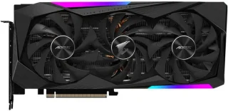 Gigabyte AORUS MASTER NVIDIA GeForce RTX 3070 8GB GDDR6 PCIe 4.0 Graphics Card – Ampere GA104 GPU, 5888 CUDA Cores, 256-bit Memory Bus, 14 Gbps GDDR6, 1845 MHz Boost, Triple-Fan Max-Covered Cooling with RGB/LCD, 3x DisplayPort 1.4a & 2x HDMI 2.1 + HDMI 2.0 Ports, 290 mm Length, Black