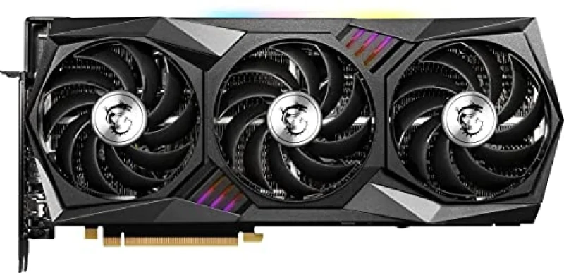 MSI GAMING X TRIO GeForce RTX 3070 Ti 8GB GDDR6X Graphics Card – NVIDIA Ampere GPU with 6144 CUDA Cores, 256-bit Bus, 19 Gbps Memory, TRI FROZR 2 Triple-Fan TORX Fan 4.0 Cooling, 323 mm Length, Dual-Slot RGB Mystic Light, PCIe 4.0, HDMI 2.1 & 3x DisplayPort for 4K/VR Gaming - Featured Image